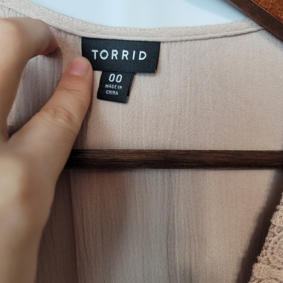 Torrid peasant style blouse - Picture 3 of 5